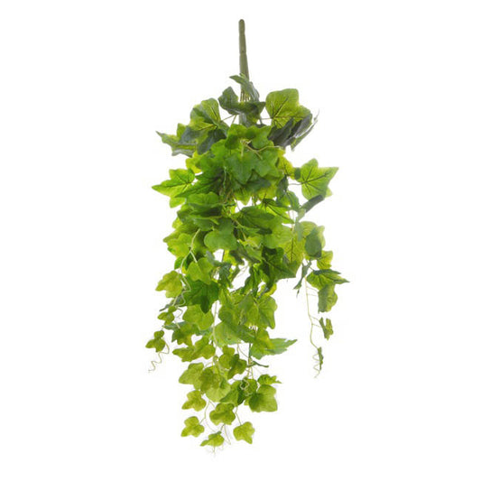 Hanging Plants Ivy Bush Real Touch Green (65cmH)