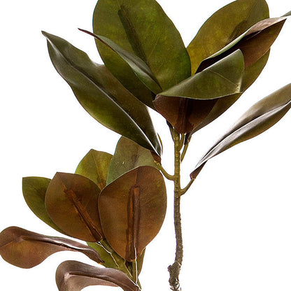 Real Touch Princess Magnolia Leaves Spray Green (83cmH)