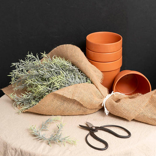 Rosemary Spray Flocked Green (78cmH)