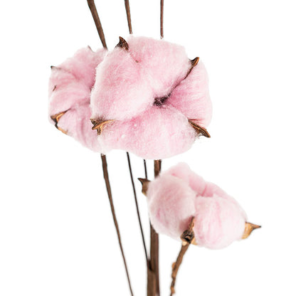Cotton Branch 6 Heads Pale Pink (Head Size 5cm x 85cmH)