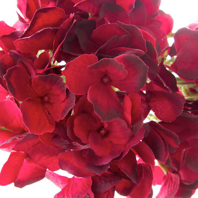 Hydrangea Victoria Bouquet Red (32cmH)