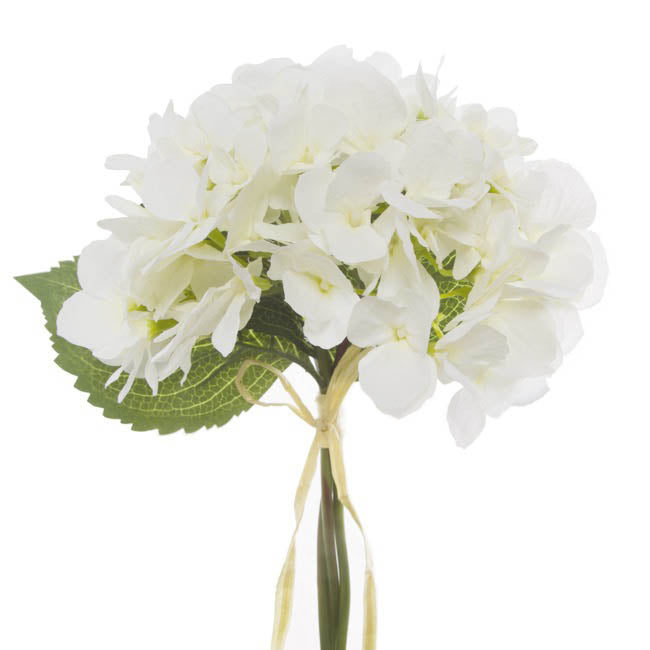 Hydrangea Victoria Bouquet White (32cmH)