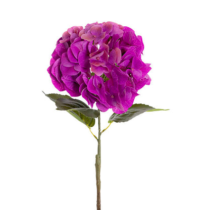 Hydrangea Stem 3D Petal Real Touch Magenta (22cmDx66cmH)