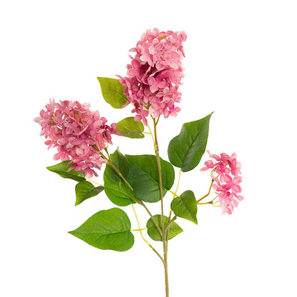 Faux Lilac Flower Spray Pink (78cmH)