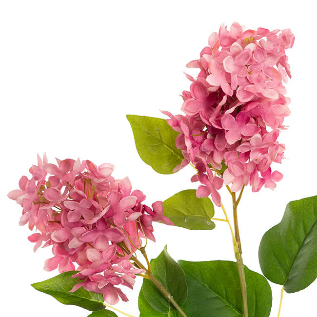 Faux Lilac Flower Spray Pink (78cmH)