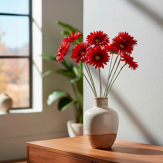 Gerbera Aztec Red (10cmDx54cmH)