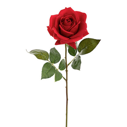Bella Real Touch Rose Full Bloom Lge Red (12cmDx65cmH)