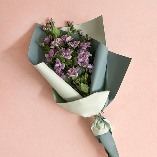 Iceland Rose Spray x 7 Head Lavender (72cmH)