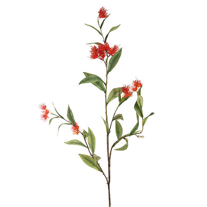Real Touch Eucalyptus Ficifolia Gum Spray Orange (110cmH)