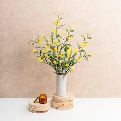 Real Touch Eucalyptus Ficifolia Gum Spray Yellow (110cmH)