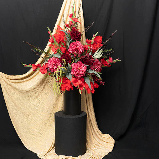 Real Touch Gladiolus x 5 Head Long Stem Red (82cmH)