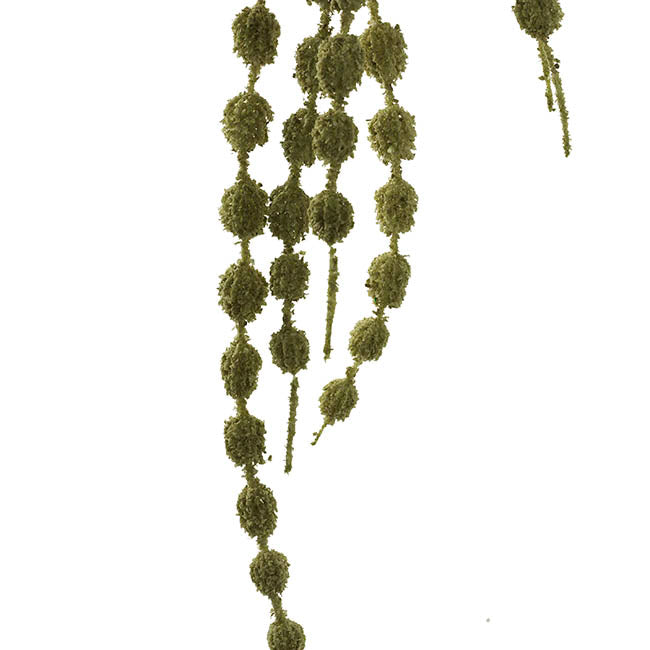Cascading Thistle Spray Olive Green (105cmH)