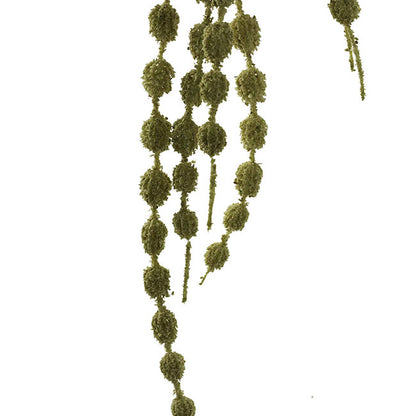 Cascading Thistle Spray Olive Green (105cmH)