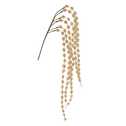 Cascading Thistle Spray Nude Beige (105cmH)