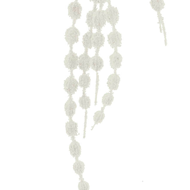 Cascading Thistle Spray White (105cmH)