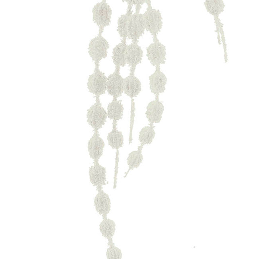 Cascading Thistle Spray White (105cmH)