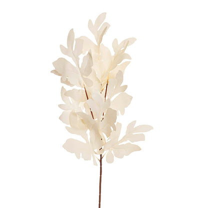 Maple Leaf Spray Off White (80cmH)