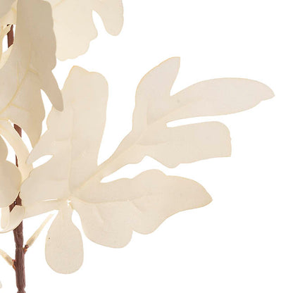 Maple Leaf Spray Off White (80cmH)