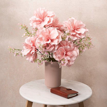 Decorative Large Event EVA Flower Soft Pink (23cmDx60cmH)