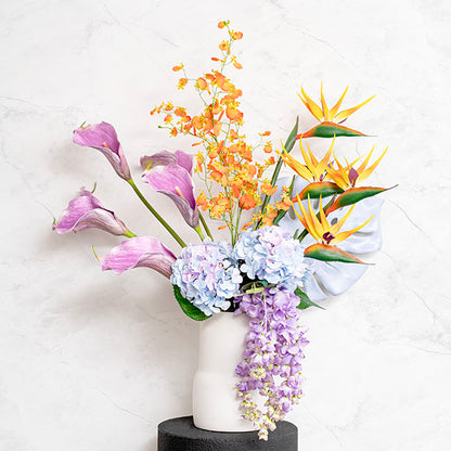 Dancing Lady Orchid Peach (81cmH)