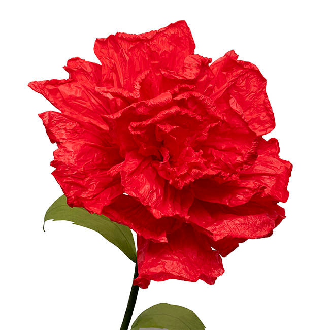 Giant Paper Rose Stem Red (40cmDx155cmH)