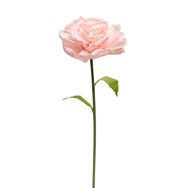 Large Paper Rose Stem Soft Pink (30cmDx125cmH)