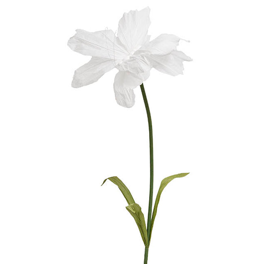 Giant Paper Butterfly White (60x40x130cmH)