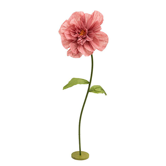 Giant Paper Peony Stem Dusty Pink (40cmDx158cmH)