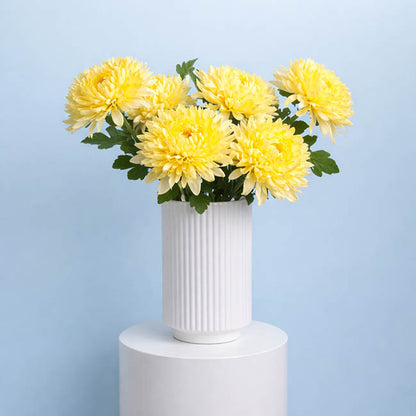 Giant Chrysanthemum Stem Yellow (21cmDx65cmH)