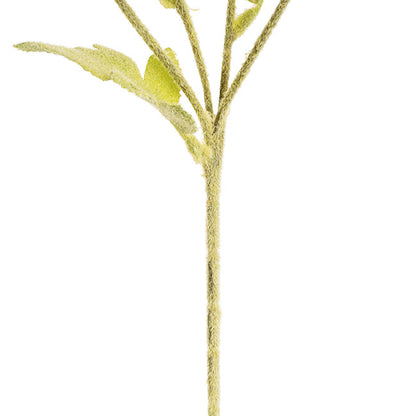 Poppy Spray 4x Flowers Black Centre Red (58cmH)