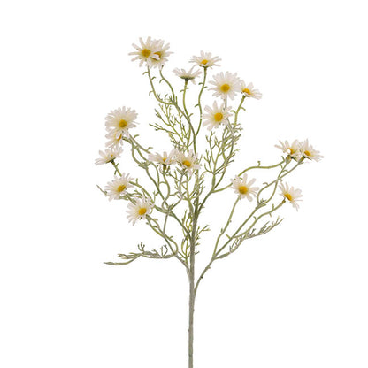 Daisy Spray 20x Flowers White (3.5cmDx72cmH)