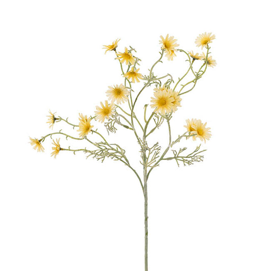 Daisy Spray 20x Flowers Yellow (3.5cmDx72cmH)