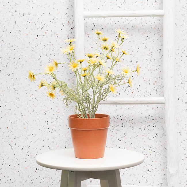Daisy Spray 20x Flowers Yellow (3.5cmDx72cmH)