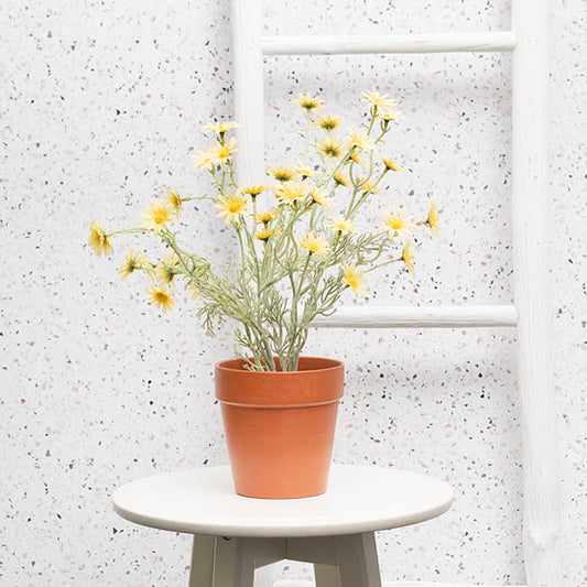 Daisy Spray 20x Flowers Yellow (3.5cmDx72cmH)