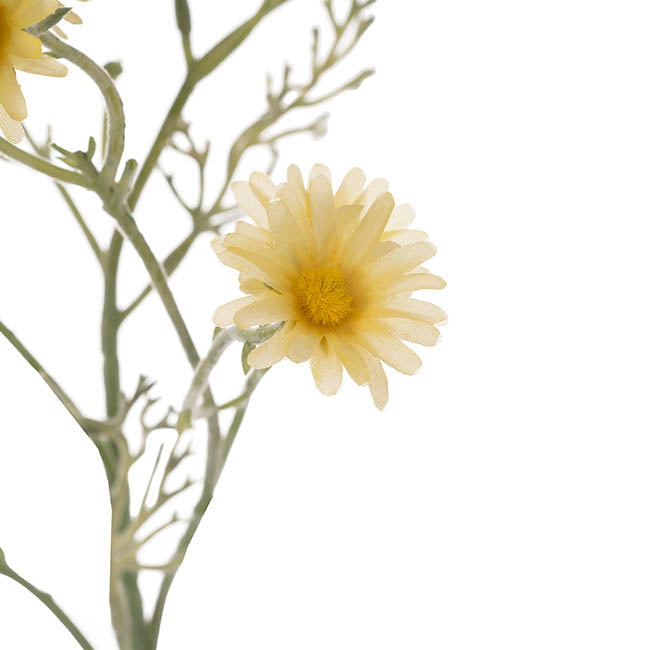 Daisy Spray 20x Flowers Yellow (3.5cmDx72cmH)
