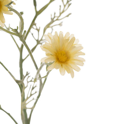 Daisy Spray 20x Flowers Yellow (3.5cmDx72cmH)