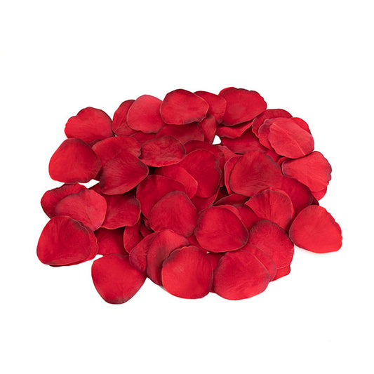 Rose Petals Scarlet Dark Red 5cmD (120PC Bag)