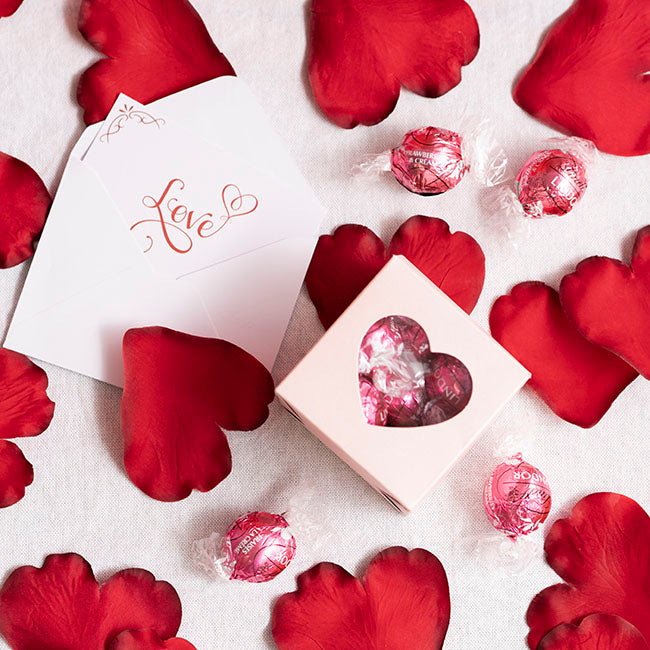 Rose Petals Scarlet Dark Red 5cmD (120PC Bag)