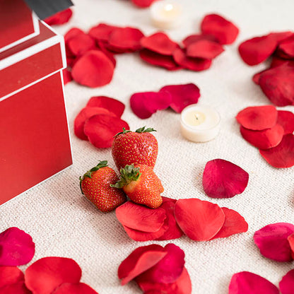 Rose Petals Red & Burgundy Mix 5cmD (600PC Bag)