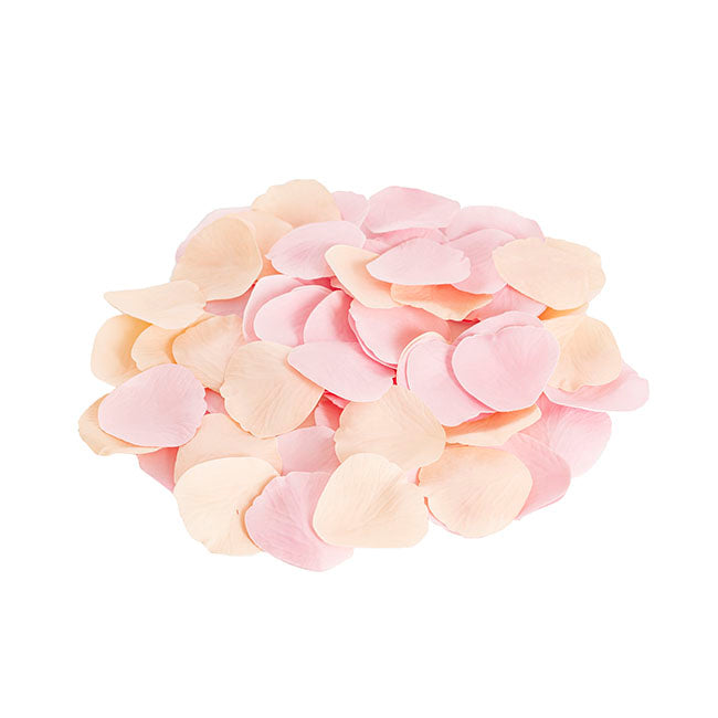 Rose Petals Nude & Blush Pink Mix 5cmD (600PC Bag)