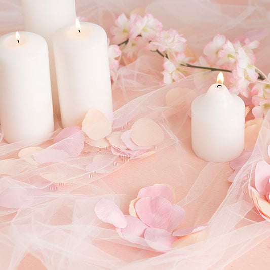 Rose Petals Nude & Blush Pink Mix 5cmD (600PC Bag)
