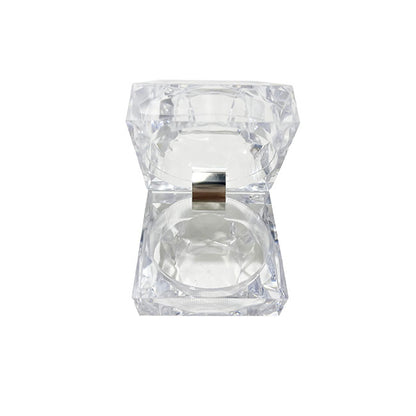 Mini Diamond Shape Acrylic Box Clear (4.5cmH)