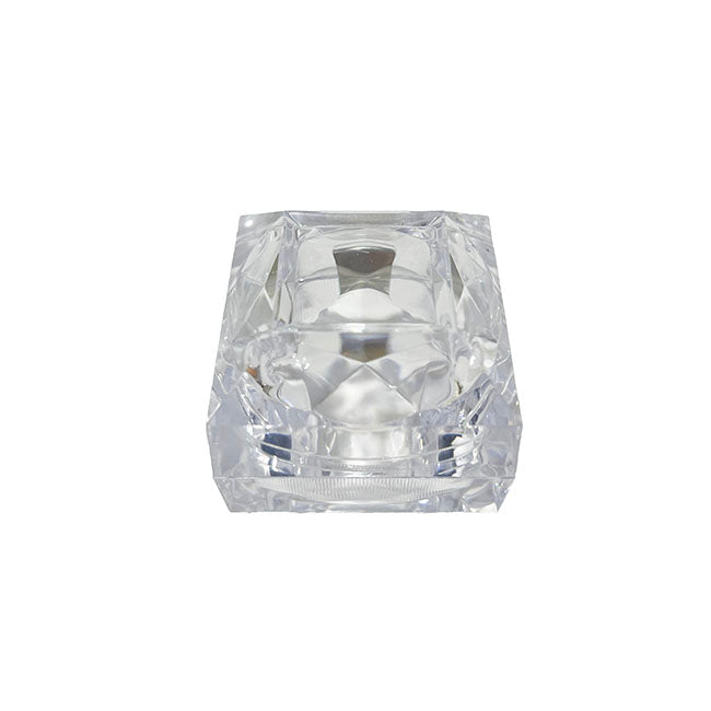 Mini Diamond Shape Acrylic Box Clear (4.5cmH)