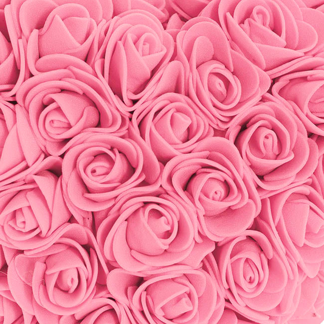 Amore Rose Love Heart Pink (12cmH)