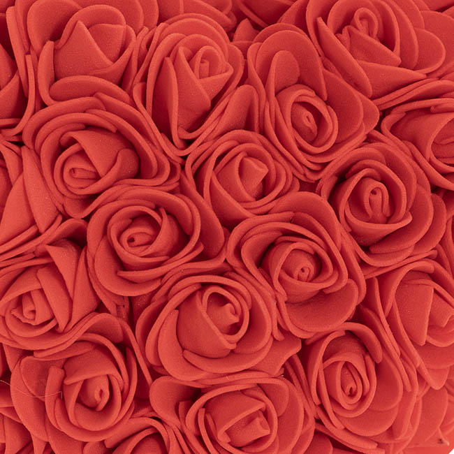 Amore Rose Love Heart Red (12cmH)