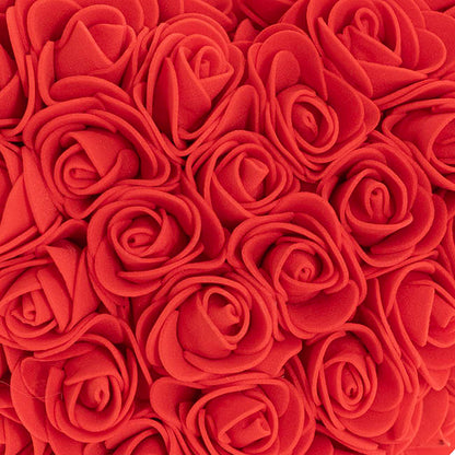 Amore Rose Love Heart Red (12cmH)