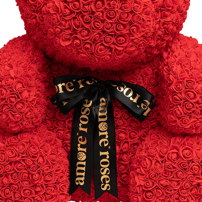 Amore Giant Rose Bear Red (60cmH)