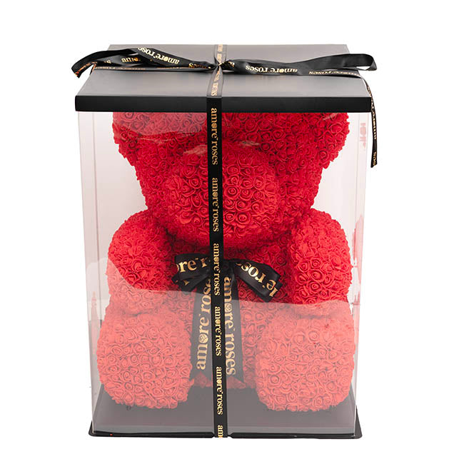 Amore Giant Rose Bear Red (60cmH)