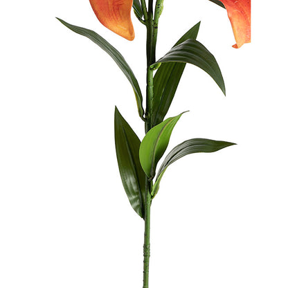 fake orange tiger lilies Tiger Lily 3 Head Real Touch Orange (90cmH) – Koch & Co Pty Ltd