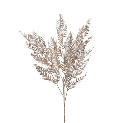 Bracken Fern Spray Metallic Champagne (86cmH)